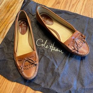 Cole Haan slip-on leather tassel loafers size 8M